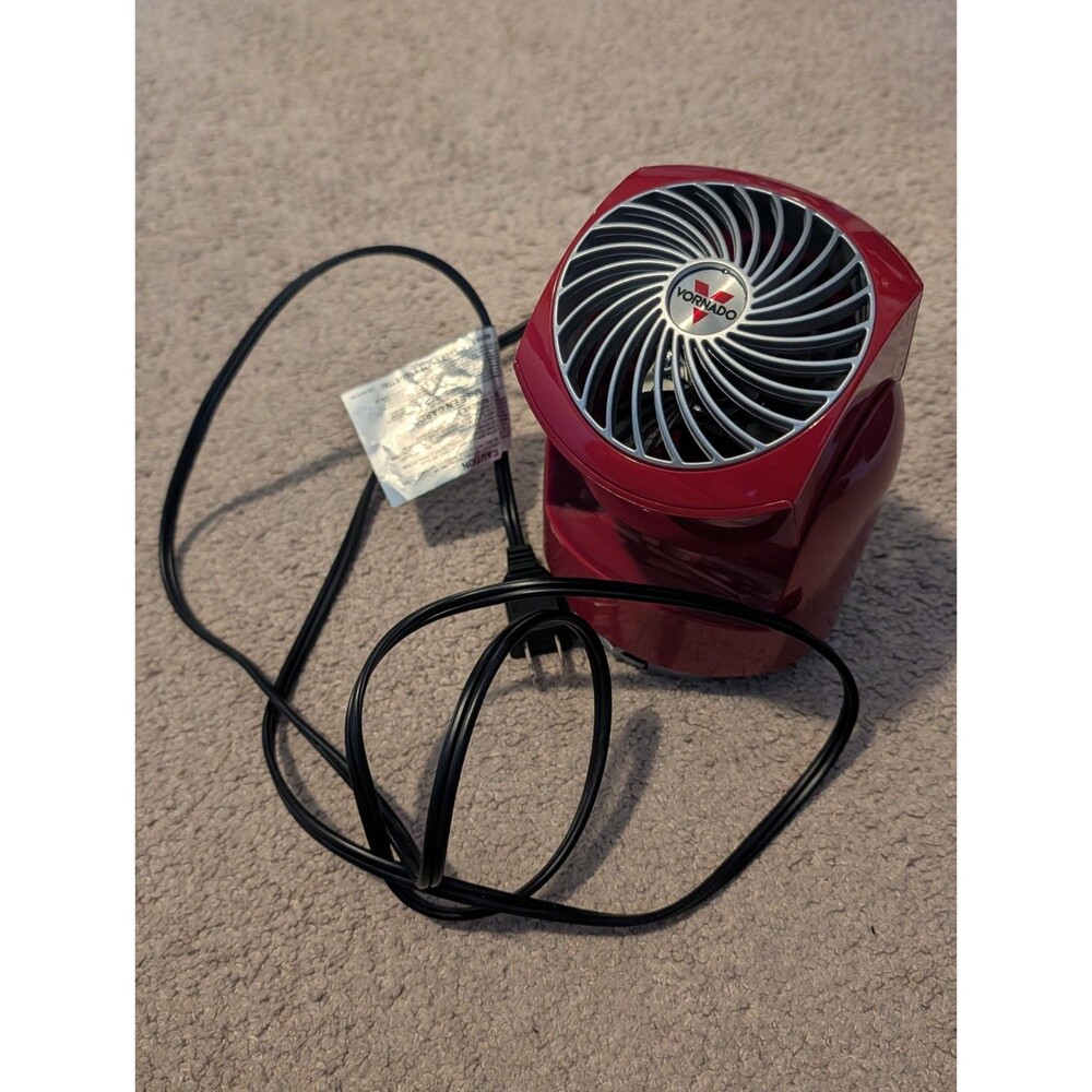 Vornado Flippi V6 Personal Air Circulator Mini Fan red tested